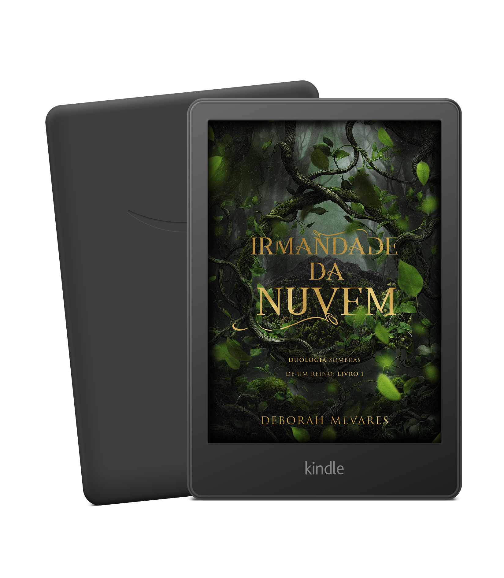 Thumbnail - Mockup do livro no Kindle com fundo branco